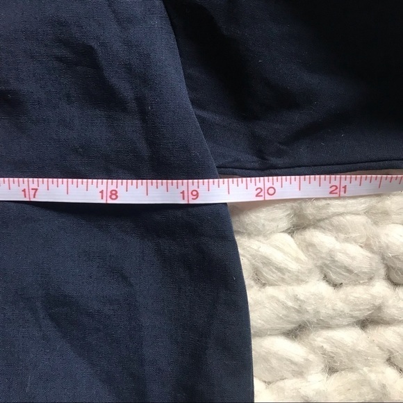 Blueh ciel navy top with pink cherry blossom embroidery, S - Picture 8 of 12